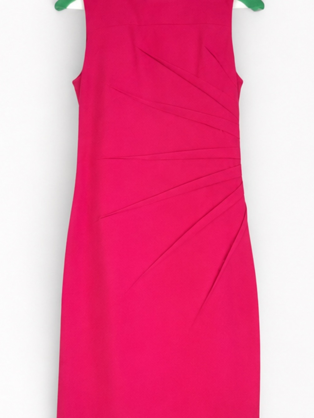 Calvin Klein Bright Fuchsia Sleeveless Midi Sheath Dress